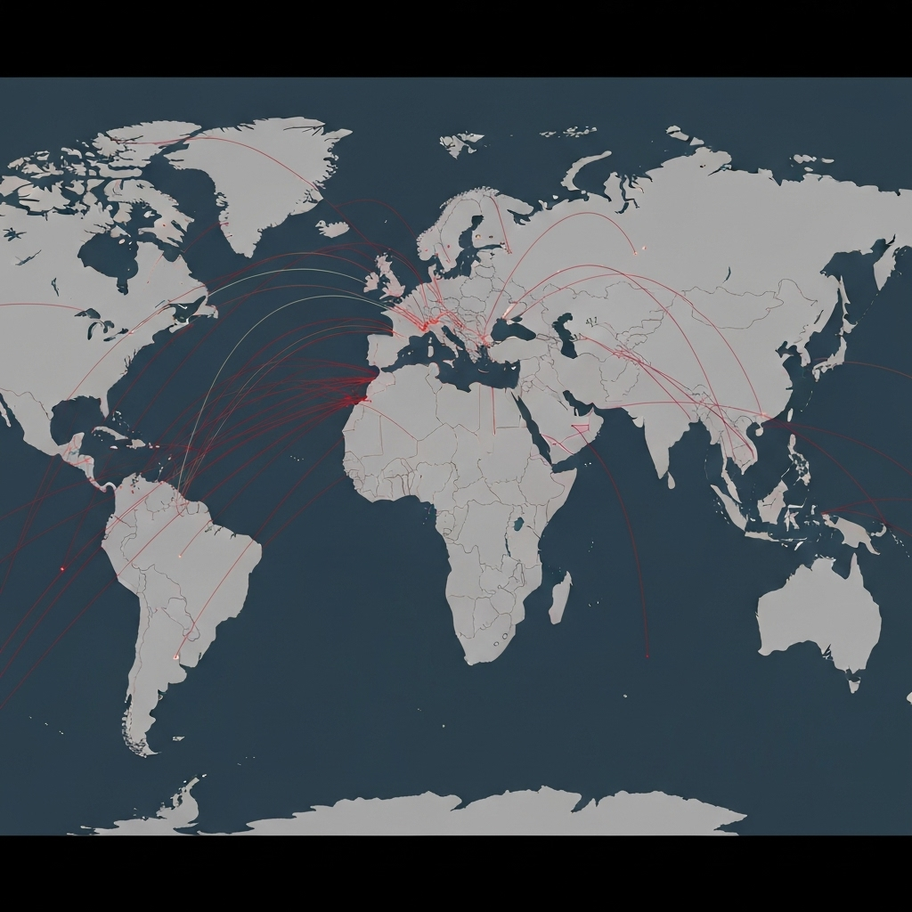 World map of our coverage